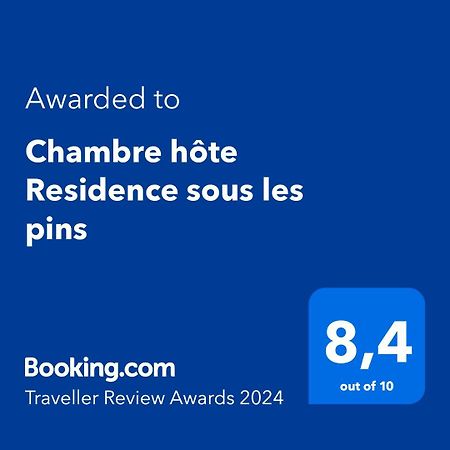 קסיס Chambre Hote Chez L'Habitant Residence Sous Les Pins מראה חיצוני תמונה